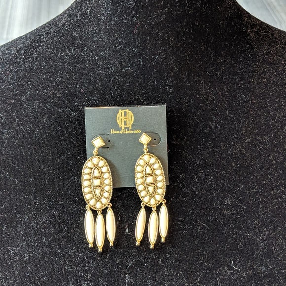 HOH Dangle Resin Earrings - Picture 2 of 4